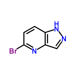 5-溴-1H-吡唑并[4,3-b]吡啶结构式