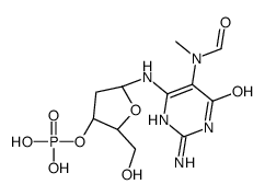 2'-deoxy-N(5)-methyl-N(5)-formyl-2,5,6-triamino-4-oxopyrimidine 3'-monophosphate picture