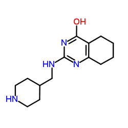 2-[(4-Piperidinylmethyl)amino]-5,6,7,8-tetrahydro-4(1H)-quinazolinone Structure