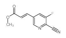 (E)-3-(6-氰基-5-氟吡啶-3-基)丙烯酸甲酯图片