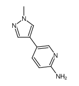 5-(1-methyl-1H-pyrazol-4-yl)pyridin-2-amine Structure