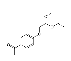 1-(4-(2,2-diethoxyethoxy)phenyl)ethanone Structure