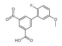 3-(2-fluoro-5-methoxyphenyl)-5-nitrobenzoic acid结构式