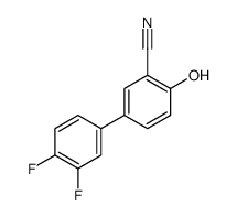 5-(3,4-difluorophenyl)-2-hydroxybenzonitrile结构式