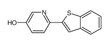 2-[Benzo(b)thiophen-2-yl]-5-hydroxypyridine structure