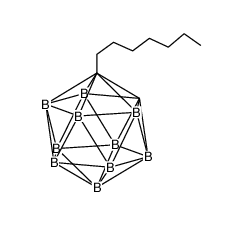 1,2-Dicarbadodecaborane(12), 1-heptyl- structure