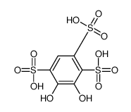 5,6-dihydroxybenzene-1,2,4-trisulfonic acid Structure