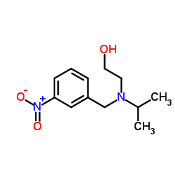 2-[Isopropyl(3-nitrobenzyl)amino]ethanol结构式