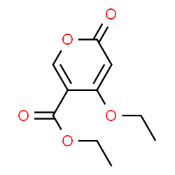 2H-Pyran-5-carboxylicacid,4-ethoxy-2-oxo-,ethylester(9CI)结构式