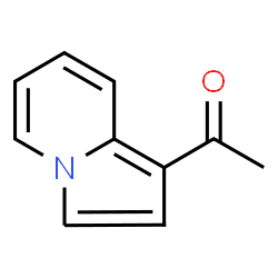 Ethanone, 1-(1-indolizinyl)- (9CI) structure