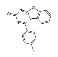 4-(p-tolyl)-2H-benzo[4,5]oxazolo[3,2-a][1,3,5]triazine-2-thione Structure