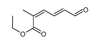 ethyl 2-methyl-6-oxohexa-2,4-dienoate Structure