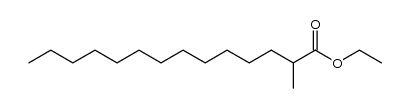 ethyl 2-methyltetradecanoate Structure