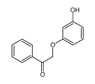 2-(3-hydroxyphenoxy)-1-phenylethanone结构式