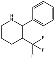 2-Phenyl-3-trifluoromethyl-piperidine结构式