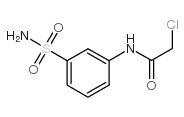 2-Chloro-N-(3-sulfamoyl-phenyl)-acetamide结构式