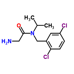 N-(2,5-Dichlorobenzyl)-N-isopropylglycinamide Structure