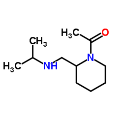 1-{2-[(Isopropylamino)methyl]-1-piperidinyl}ethanone Structure