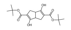 3,6-Dihydroxy-1,3a,4,6a-tetrahydro-pentalene-2,5-dicarboxylic acid di-tert-butyl ester结构式