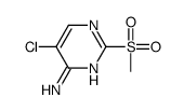 5-chloro-2-methylsulfonylpyrimidin-4-amine Structure