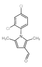 1-(2,4-DICHLOROPHENYL)-2,5-DIMETHYL-1H-PYRROLE-3-CARBALDEHYDE structure