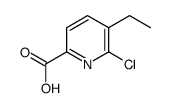6-chloro-5-ethylpyridine-2-carboxylic acid Structure