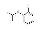 1-fluoro-2-(isopropylthio)benzene结构式