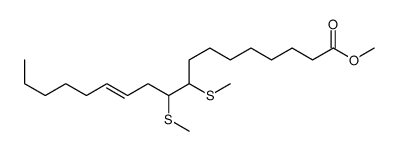 methyl 9,10-bis(methylsulfanyl)octadec-12-enoate Structure