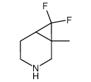 7,7-Difluoro-1-Methyl-3-Azabicyclo[4.1.0]Heptane结构式