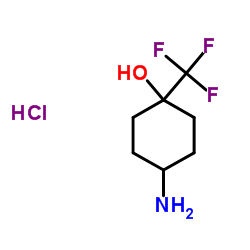 4-Amino-1-(trifluoromethyl)cyclohexanol Hydrochloride structure