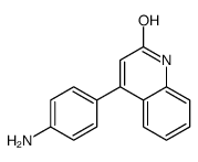 4-(4-aminophenyl)-1H-quinolin-2-one Structure