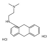 9,10-Dihydro-11-(2-dimethylaminoethylamino)-9,10-ethanoanthracene dihydrochloride Structure