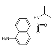 5-amino-N-propan-2-ylnaphthalene-1-sulfonamide结构式
