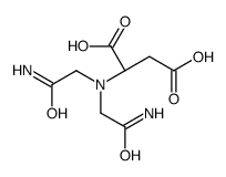 (2S)-2-[bis(2-amino-2-oxoethyl)amino]butanedioic acid Structure