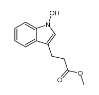 methyl 1-hydroxyindole-3-propionate Structure