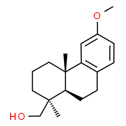 12-Methoxypodocarpa-8,11,13-trien-19-ol Structure