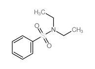 N,N-二乙基苯磺酰胺结构式