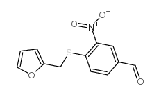 4-[(2-呋喃甲基)硫代]-3-硝基苯甲醛图片