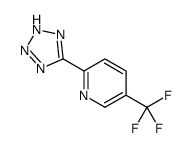 2-(1H-四唑-5-基)-5-(三氟甲基)吡啶结构式