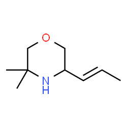 Morpholine,3,3-dimethyl-5-(1-propenyl)- (9CI)结构式