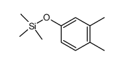 1-Trimethylsilyloxy-3,4-dimethyl-benzol Structure