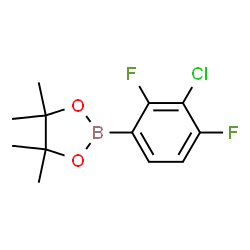 3-Chloro-2,4-difluorophenylboronic acid pinacol ester Structure