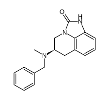 (R)-5-(benzyl(methyl)amino)-5,6-dihydro-4H-imidazo[4,5,1-ij]quinolin-2(1H)-one Structure