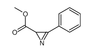 Methyl 3-Phenyl-2H-azirine-2-carboxylate结构式