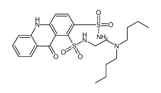 1-N-[2-(dibutylamino)ethyl]-9-oxo-10H-acridine-1,2-disulfonamide Structure