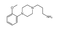 1-(3-氨基丙基)-4-(2-甲氧基苯基)哌嗪结构式