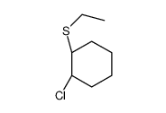 (1R,2R)-1-chloro-2-ethylsulfanylcyclohexane结构式