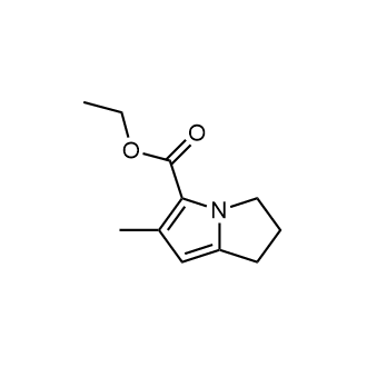 Ethyl 2-methyl-6,7-dihydro-5h-pyrrolizine-3-carboxylate Structure