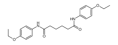 N,N'-bis(4-ethoxyphenyl)hexanediamide结构式
