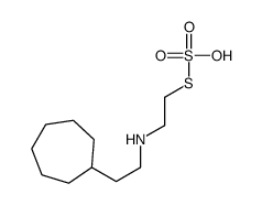2-(2-sulfosulfanylethylamino)ethylcycloheptane结构式